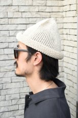 画像7: Indietro Association (インディエトロアソシエーション) Roll Knit Cap [BEIGE] (7)