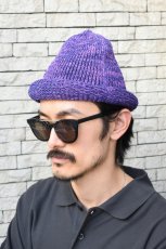 画像5: Indietro Association (インディエトロアソシエーション) Roll Knit Cap [PURPLE] (5)
