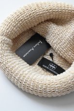 画像4: Indietro Association (インディエトロアソシエーション) Roll Knit Cap [BEIGE] (4)