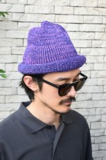 画像6: Indietro Association (インディエトロアソシエーション) Roll Knit Cap [PURPLE] (6)