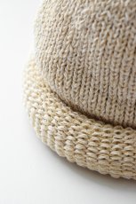画像3: Indietro Association (インディエトロアソシエーション) Roll Knit Cap [BEIGE] (3)