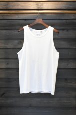 画像1: WALLA WALLA SPORT (ワラワラスポーツ) U.S. MADE BIRDSEYE MESH TANK TOP [WHITE] (1)