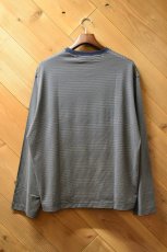 画像14: handvaerk (ハンドバーク) 60/2 L/S T-SHIRT [NAVY/BEIGE] (14)