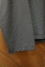 画像13: handvaerk (ハンドバーク) 60/2 L/S T-SHIRT [BLACK/WHITE] (13)