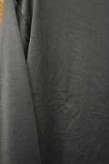画像12: handvaerk (ハンドバーク) 60/2 MOCK NECK L/S T-SHIRT [IRON] (12)