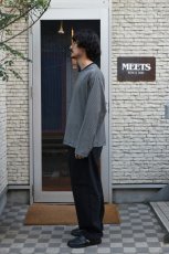 画像5: handvaerk (ハンドバーク) 60/2 L/S T-SHIRT [BLACK/WHITE] (5)