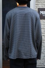 画像9: handvaerk (ハンドバーク) 60/2 L/S T-SHIRT [NAVY/BEIGE] (9)
