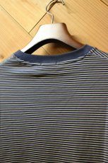 画像15: handvaerk (ハンドバーク) 60/2 L/S T-SHIRT [NAVY/BEIGE] (15)