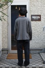 画像6: handvaerk (ハンドバーク) 60/2 L/S T-SHIRT [NAVY/BEIGE] (6)