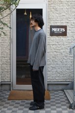 画像5: handvaerk (ハンドバーク) 60/2 L/S T-SHIRT [NAVY/BEIGE] (5)