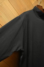 画像11: handvaerk (ハンドバーク) 60/2 MOCK NECK L/S T-SHIRT [BLACK] (11)