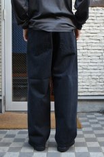 画像4: SCYE BASICS (サイベーシックス) Selvedge Black Denim Baggy Jeans [BLACK] (4)