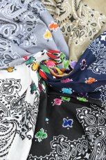 画像1: oaxaca (オアハカ) Hand Stitch Bandana [5-colors] (1)