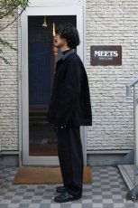 画像9: SCYE BASICS (サイベーシックス) Selvedge Black Denim Baggy Jeans [BLACK] (9)