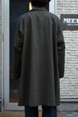 画像10: SCYE BASICS (サイベーシックス) High Density Mil Cloth Bal Collar Coat [DARK BROWN] (10)