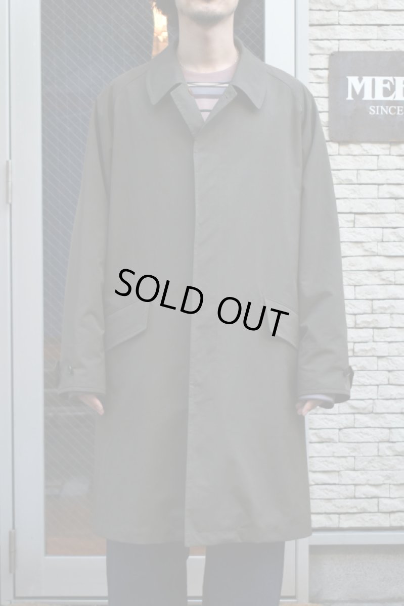 画像8: SCYE BASICS (サイベーシックス) High Density Mil Cloth Bal Collar Coat [DARK BROWN] (8)