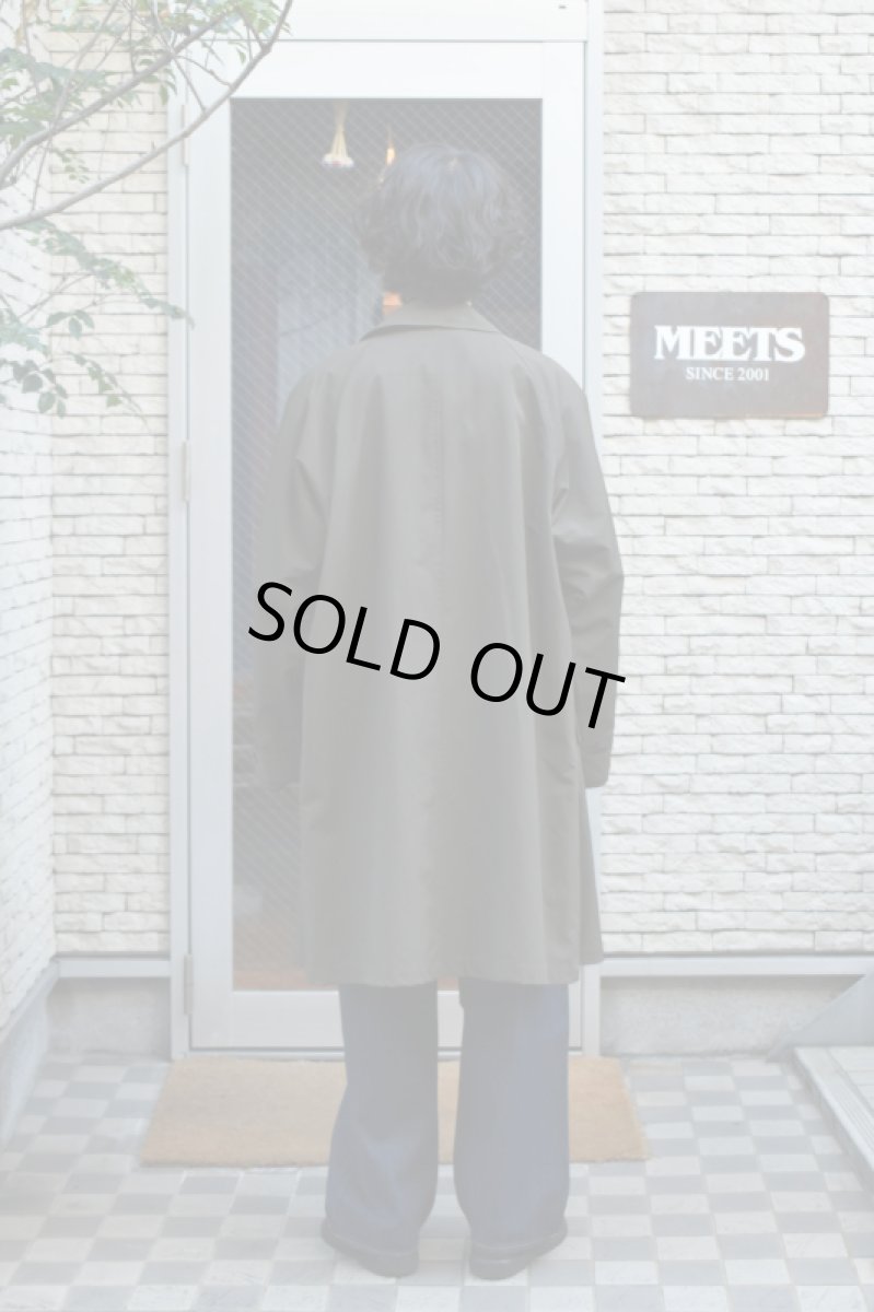 画像7: SCYE BASICS (サイベーシックス) High Density Mil Cloth Bal Collar Coat [DARK BROWN] (7)