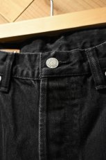 画像13: SCYE BASICS (サイベーシックス) Selvedge Black Denim Baggy Jeans [BLACK] (13)