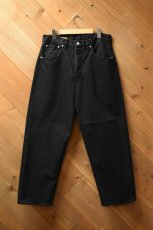 画像1: SCYE BASICS (サイベーシックス) Selvedge Black Denim Baggy Jeans [BLACK] (1)