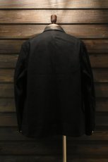 画像16: SCYE BASICS (サイベーシックス) Selvedge Black Denim Chore Jacket [BLACK] (16)