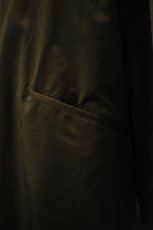 画像15: SCYE BASICS (サイベーシックス) High Density Mil Cloth Bal Collar Coat [DARK BROWN] (15)