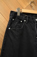画像11: SCYE BASICS (サイベーシックス) Selvedge Black Denim Baggy Jeans [BLACK] (11)