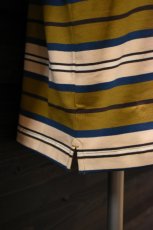 画像12: SCYE BASICS (サイベーシックス) Multi Striped Cotton L/S T-Shirt [DARK BRONZE] (12)