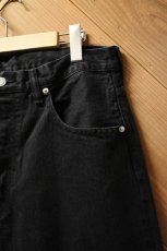 画像12: SCYE BASICS (サイベーシックス) Selvedge Black Denim Baggy Jeans [BLACK] (12)