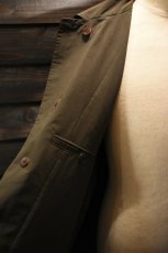 画像16: SCYE BASICS (サイベーシックス) High Density Mil Cloth Bal Collar Coat [DARK BROWN] (16)