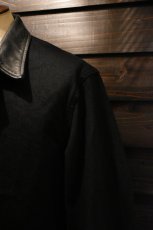 画像12: SCYE BASICS (サイベーシックス) Selvedge Black Denim Chore Jacket [BLACK] (12)
