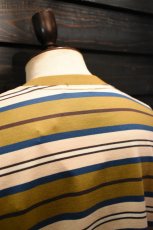 画像15: SCYE BASICS (サイベーシックス) Multi Striped Cotton L/S T-Shirt [DARK BRONZE] (15)