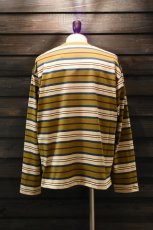 画像14: SCYE BASICS (サイベーシックス) Multi Striped Cotton L/S T-Shirt [DARK BRONZE] (14)