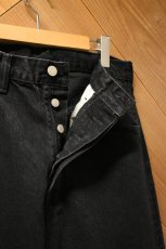 画像14: SCYE BASICS (サイベーシックス) Selvedge Black Denim Baggy Jeans [BLACK] (14)