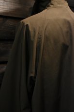 画像19: SCYE BASICS (サイベーシックス) High Density Mil Cloth Bal Collar Coat [DARK BROWN] (19)