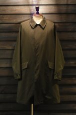 画像1: SCYE BASICS (サイベーシックス) High Density Mil Cloth Bal Collar Coat [DARK BROWN] (1)