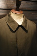 画像11: SCYE BASICS (サイベーシックス) High Density Mil Cloth Bal Collar Coat [DARK BROWN] (11)