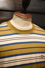画像10: SCYE BASICS (サイベーシックス) Multi Striped Cotton L/S T-Shirt [DARK BRONZE] (10)