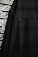 画像19: kontor (コントール) Overdyed Shadow Check Shirt [BROWN CHECK] (19)