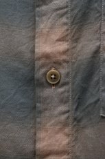 画像11: kontor (コントール) Overdyed Shadow Check Shirt [BEIGE CHECK] (11)
