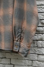 画像15: kontor (コントール) Overdyed Shadow Check Shirt [BEIGE CHECK] (15)