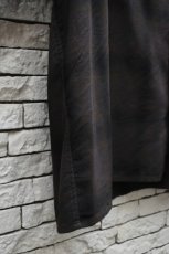 画像14: kontor (コントール) Overdyed Shadow Check Shirt [BROWN CHECK] (14)