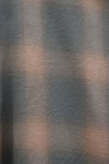画像12: kontor (コントール) Overdyed Shadow Check Shirt [BEIGE CHECK] (12)