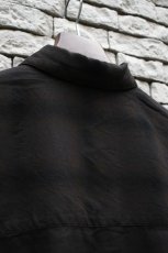 画像17: kontor (コントール) Overdyed Shadow Check Shirt [BROWN CHECK] (17)