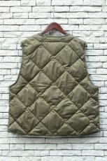 画像14: MODMNT (モドメント) LINER DOWN VEST [OLIVE] (14)