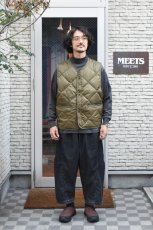 画像4: MODMNT (モドメント) LINER DOWN VEST [OLIVE] (4)