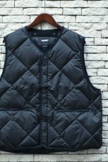 画像1: MODMNT (モドメント) LINER DOWN VEST [BLACK] (1)