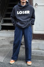 画像7: SUB POP (サブポップ) HOODED SWEAT PARKA "LOSER" [USED BLACK] (7)