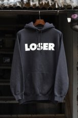 画像1: SUB POP (サブポップ) HOODED SWEAT PARKA "LOSER" [USED BLACK] (1)