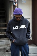 画像3: SUB POP (サブポップ) HOODED SWEAT PARKA "LOSER" [USED BLACK] (3)