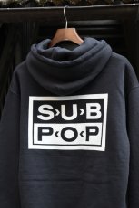 画像15: SUB POP (サブポップ) HOODED SWEAT PARKA "LOSER" [USED BLACK] (15)
